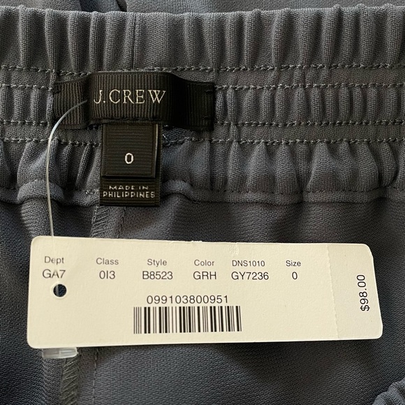 J. Crew Grey Elastic Reese Joggers - Picture 9 of 16